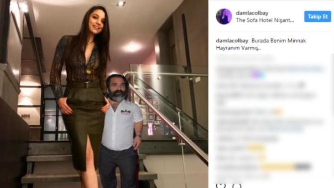 Damla Colbay Ve Alparslan Özmol Yanyana Dünyanın En komik fotoğrafı galiba ne düşünüyorsunuz?