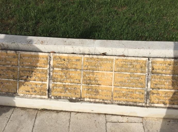 Çanakkale'deki şehitliğin, mezar taşlarının tamamen sembolik olduğunu biliyor muydunuz?