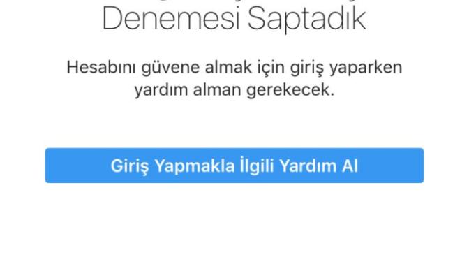 İnstagramda hata veriyor resimli?