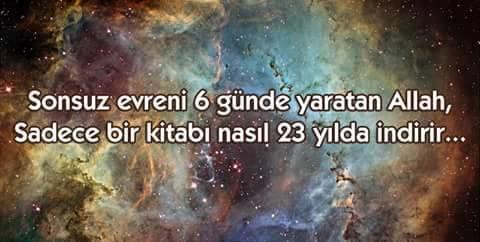 HANİ ALLAHIN OL DEDİĞİ ŞEY HEMEN OLUVERİYORDU?
