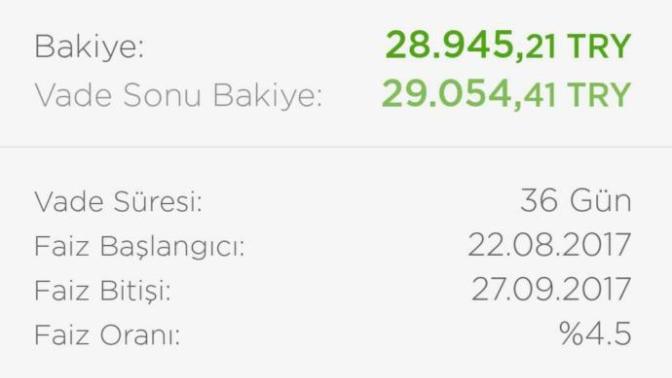 Vadeli hesapta para yatırılması gereken gün nedir?