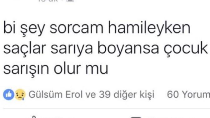 Hamileyken saçları sarıya boyasak çocuk sarışın olur mu 🤔🤔🤔🤔?