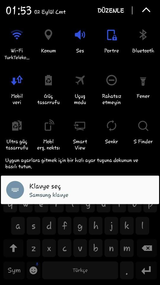 Samsung telefonda rahatsız etmeyin modu?