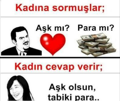 Aşk mı ? Para mı ?