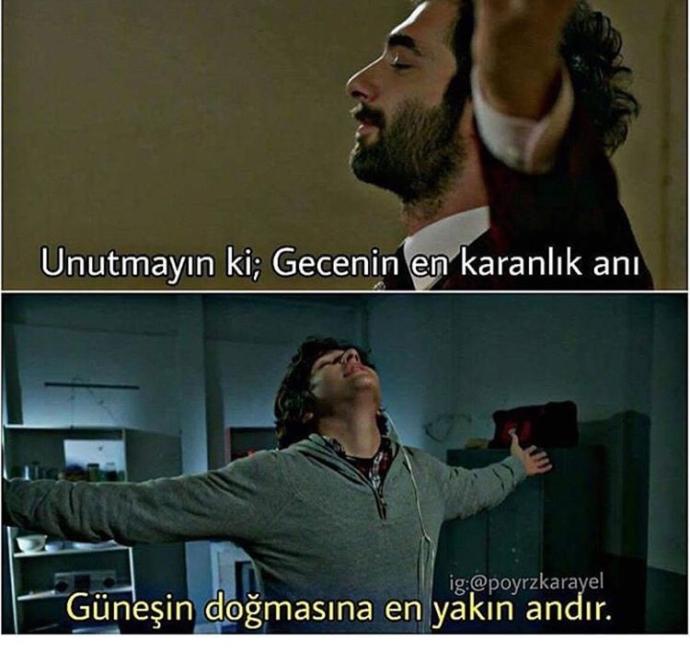 GECENİN EN KARANLIK ANI GÜNEŞİN DOĞMASINA EN YAKIN ANDIR NE DEMEK?