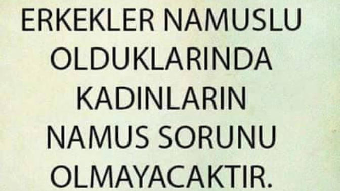 Namuslu erkek nasıl olur?
