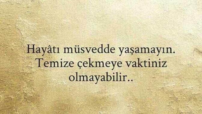 Hayatı nasıl yaşamak lazım?