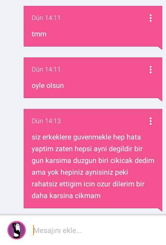 sizce ne yapmaliyim bu durumda? Allah rizasi icin yardim edin kendimi cok kotu hissediyorum 😔??