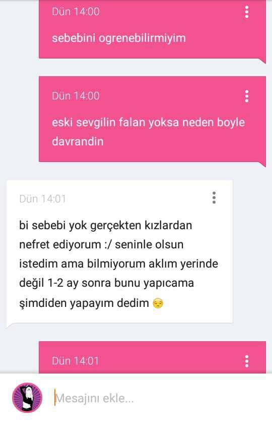 sizce ne yapmaliyim bu durumda? Allah rizasi icin yardim edin kendimi cok kotu hissediyorum 😔??