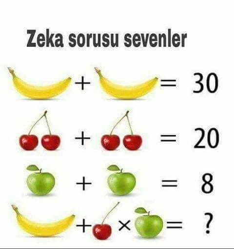 Alın size çok basit bir soru :D Bu işlemin sonuçu kaç sizce?