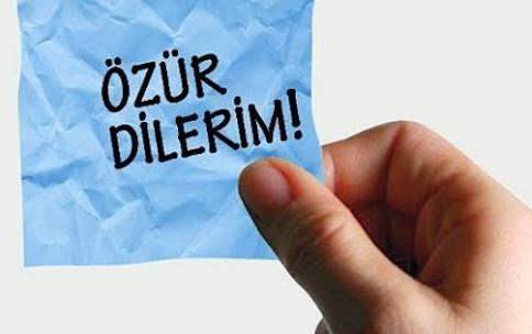 Özür dilemek erdemdir! Hatalar karşısında"özür" dilemeyi bilir misiniz?