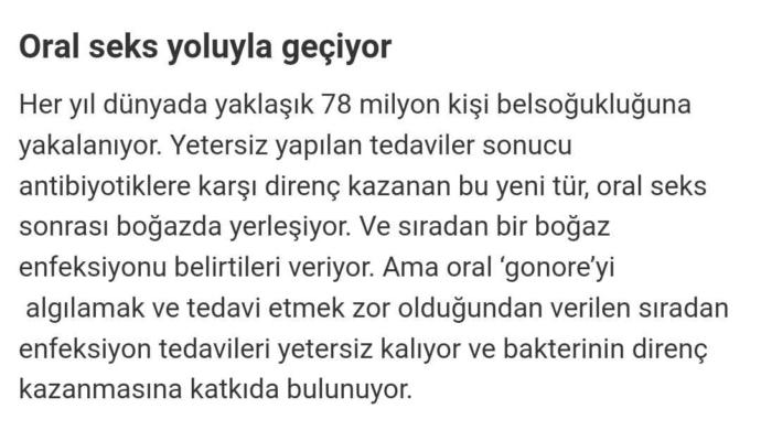 Oral seks yapanlara kötü haber?