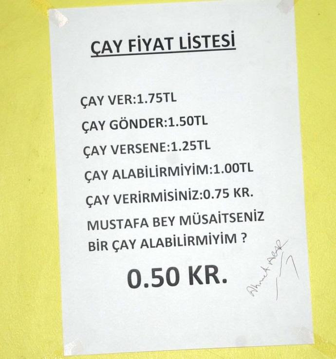 Eşiniz "Kalk çay koy" derse ne cevap verirsiniz?