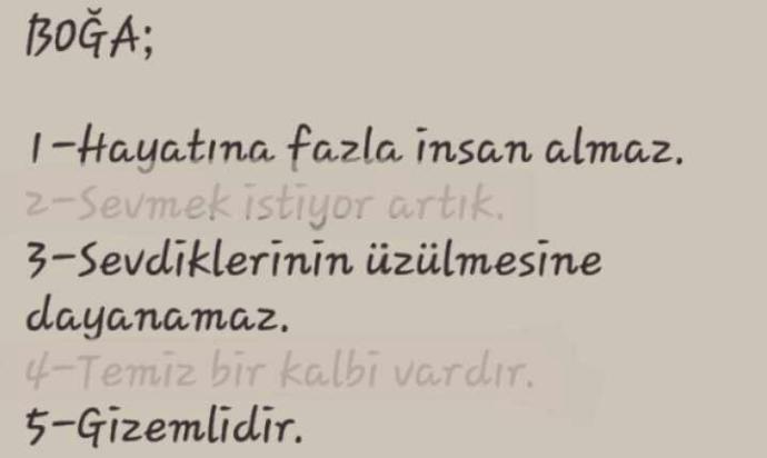 Boğa burcu erkekleri neden hoşlandığını belli etmez?