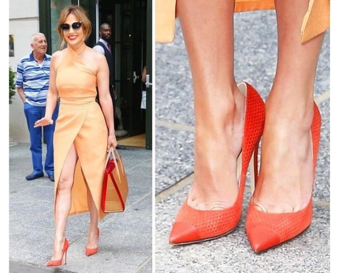 stiletto giyerken rahat olmanın tek çaresi bu mu acaba? (resimli)?