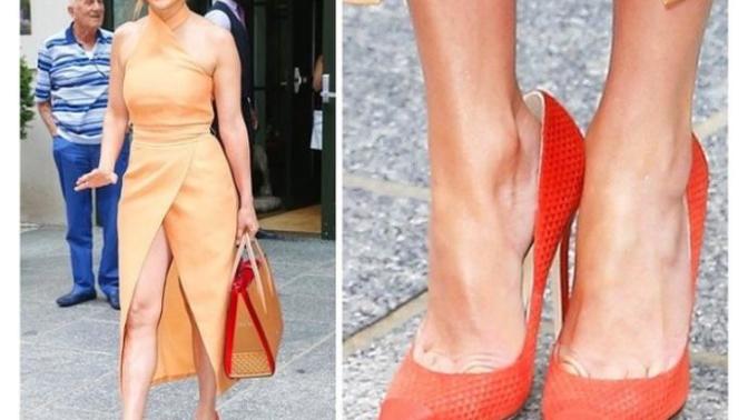 Stiletto giyerken rahat olmanın tek çaresi bu mu acaba? (resimli)?