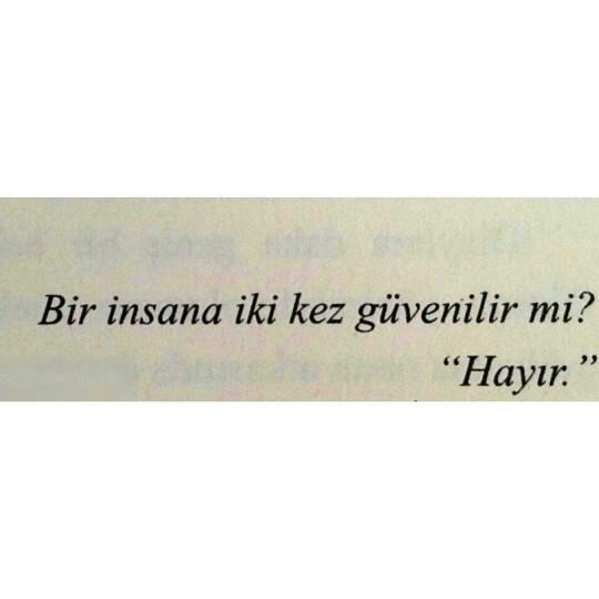 Bir insana kaç defa güvene bilirsiniz??