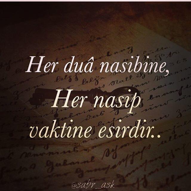 "Her nasip, vaktine esirdir!" sözünü yaşayan oldu mu?