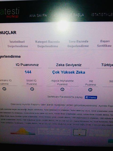 IQ seviyenizi biliyor musunuz?