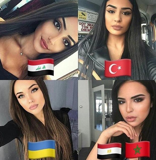 Sizce türk kizlari mi daha güzel ? 🇹🇷 🇹🇷Yabanci kizlar mi ? 🇦🇱 🇪🇬 🇬🇦 🇲🇦?