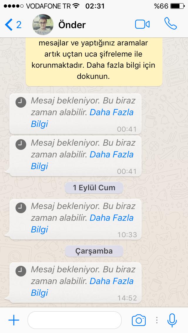 Bana whatsapptan bir sürü mesaj gelmiş, neden böyle?