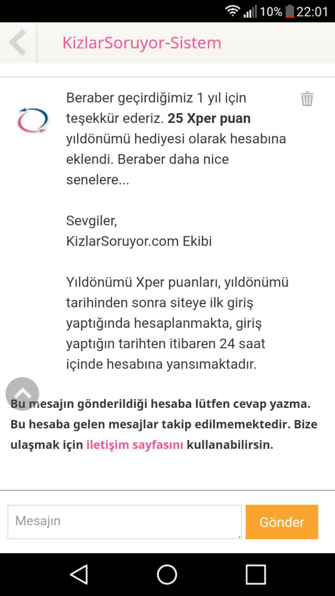 KıxlarSoruyor'a ne zamandan beri üyesiniz?