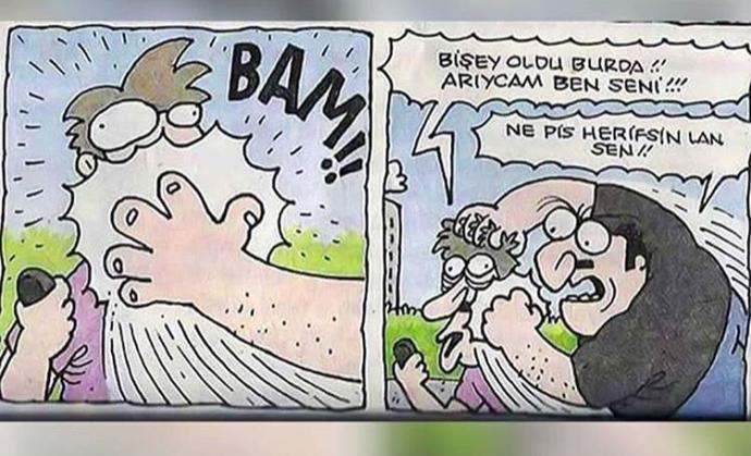 Size güzel bir karikatür attım nasıl buldunuz😀?