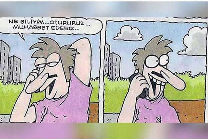 Size güzel bir karikatür attım nasıl buldunuz😀?
