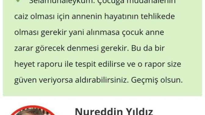 Gebeliğimi bu şekilde sonlandırmam günah mi?