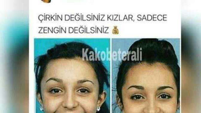 Güzel  ya da  çirkin kız olmak değil mesele?