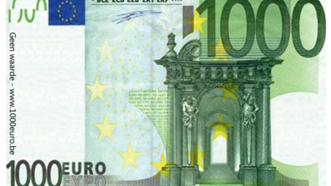 Avrupa merkez bankası sizin için 1 saat boyunca 1000 Euro'luk banknot bassa, toplam kaç Euro'nuz olur?