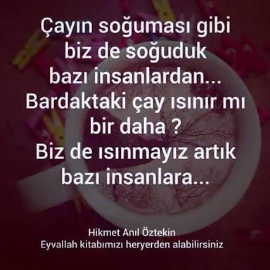Kolayca insanlardan soğuyormusunuz sizde?