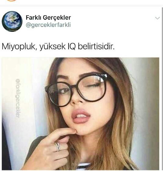 Miyopluk yüksek IQ belirtisiymiş bu konu hakkında ne düşünüyorsunuz ??