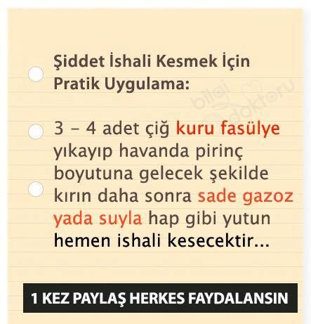İshale nane limon?