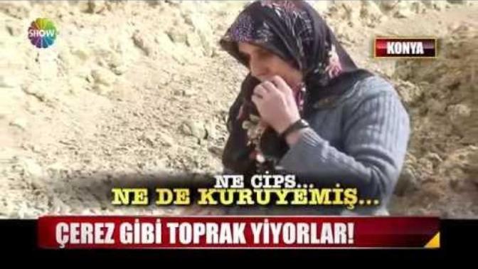 Toprak yiyen kadınlar hakkında ne düşünüyorsunuz?😅😅?