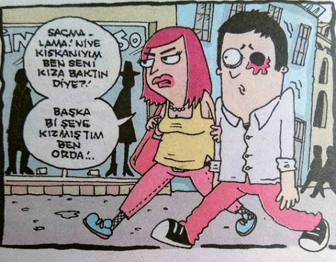 Yolda yürürken sevgiliniz/eşiniz karşı cinsten birine bakarsa nasıl tepki verirsiniz? 