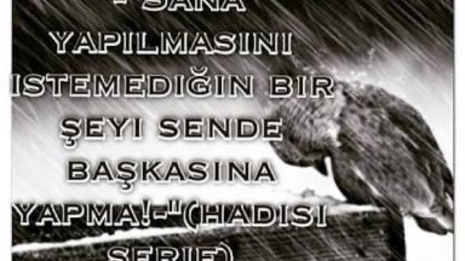 Size yapılmasını istemediğiniz ama sizin başkasına yaptığınız şeyler nelerdir?