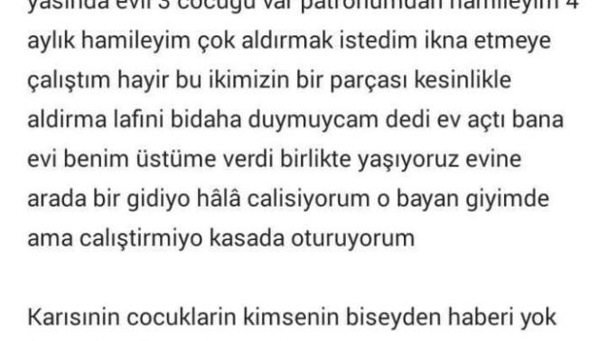 Evli adamdan hamile kalmış sizce?