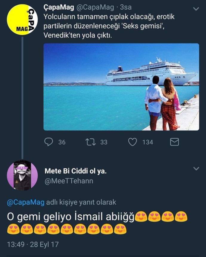 Tutku gemisi Venedik'ten yola çıktı. Böyle bir gemi seyahatine katılmak ister miydiniz?