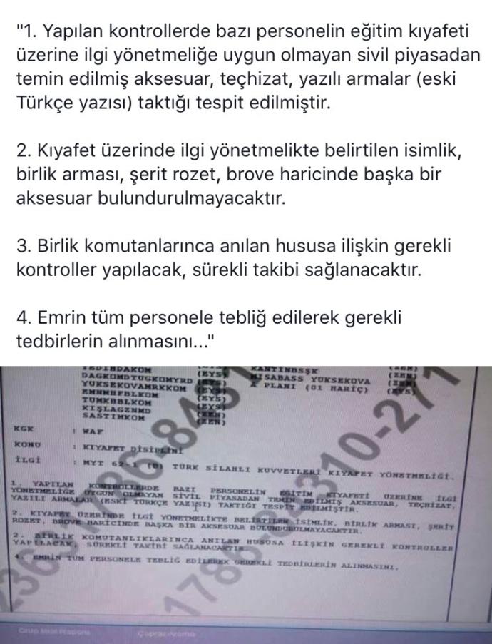 HDP şikayet etti TSK Askeri üniformalara Göktürkçe ve Bozkurt gibi armaları yasakladı ne düşünüyosunuz?