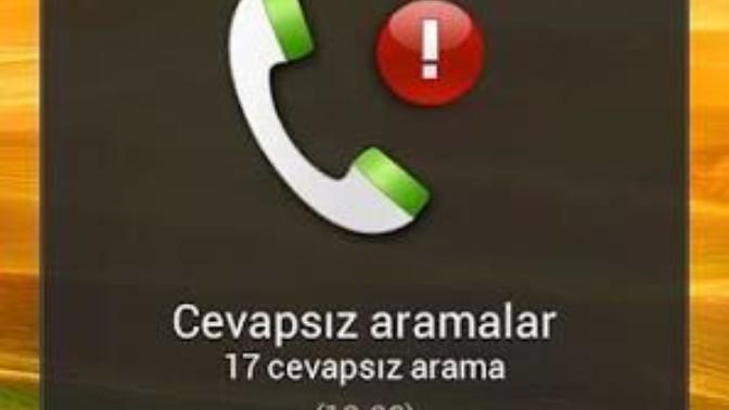 Telefonunuza  bir  defada gelen en en fazla cevapsiz arama sayisi kacti?