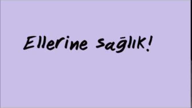 Yemek yedikten sonra yemek yapana "eline sağlık" diyor musunuz?