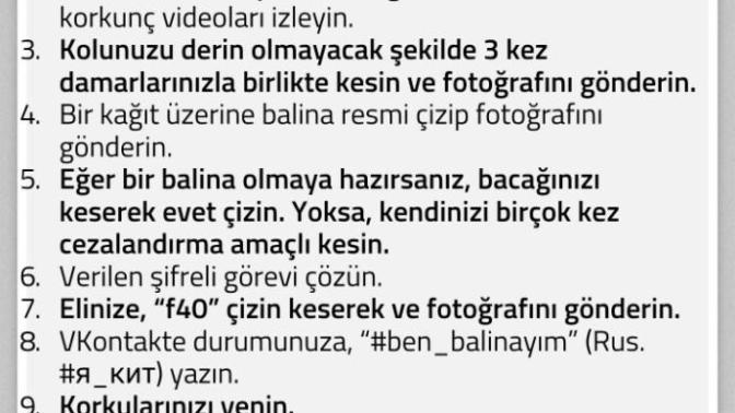 Mavi Balina Oyunu?