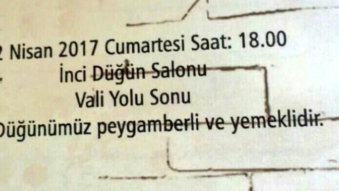 Düğün davetini arşa çıkaran peygamberli düğünün çıtasını aşmak için ne gibi yöntemler bulursunuz?