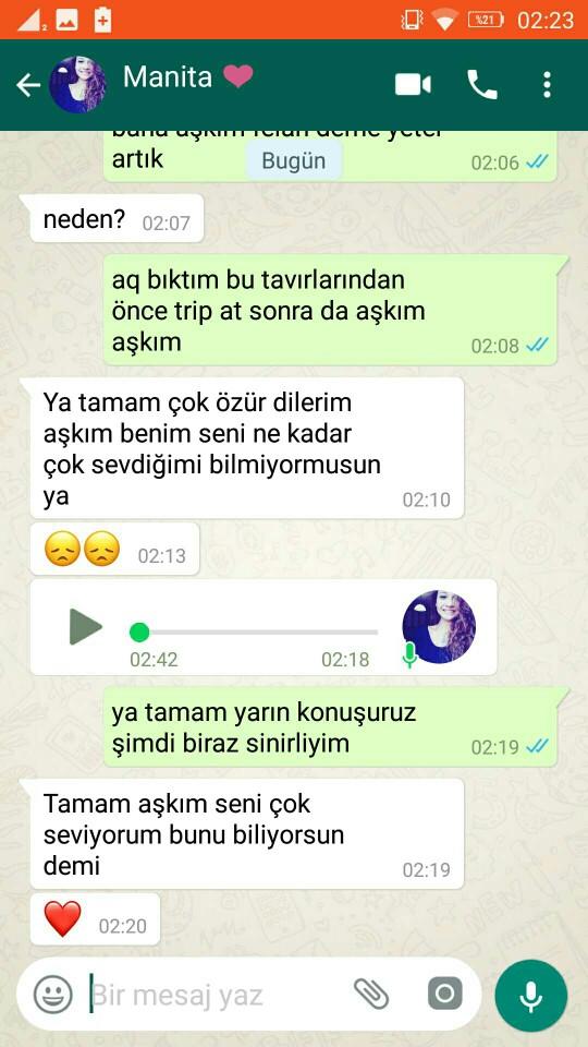 Sevgilime çok mu kızdım? Resimli?
