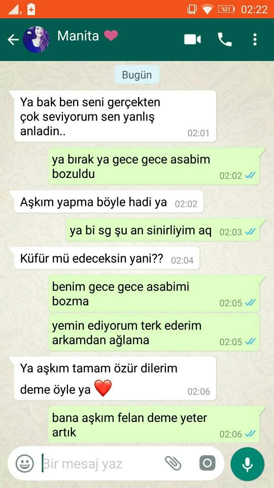 Sevgilime çok mu kızdım? Resimli?