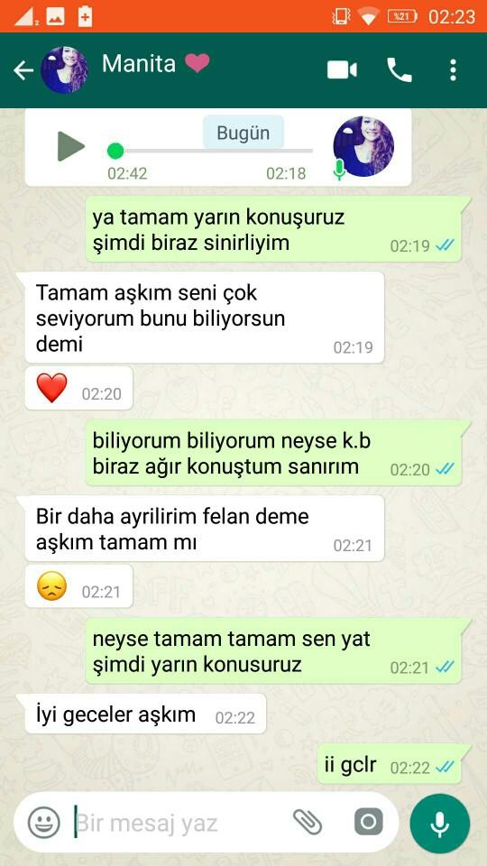 Sevgilime çok mu kızdım? Resimli?