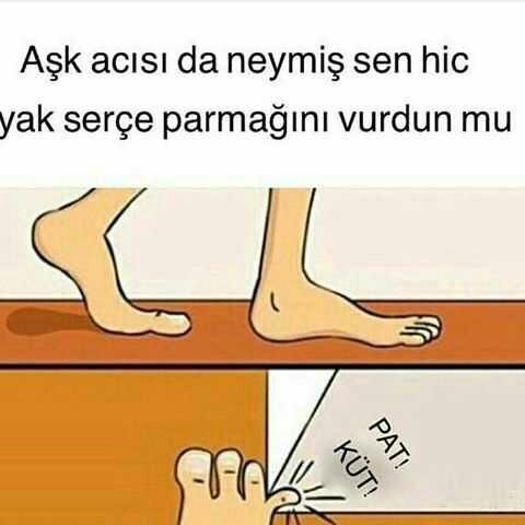 Aşk acısımı? serçe parmak acısımı??