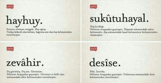 Günlük hayatta kullandığınız en ilginç kelime nedir??