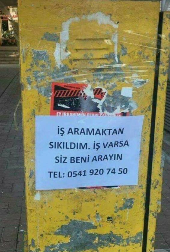 Issizlik sorununa cozum olacak fikirleriniz var mı? 